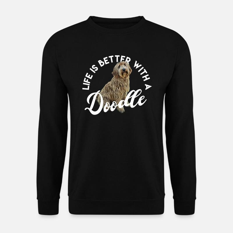 Kritzeln - Unisex Pullover - Schwarz