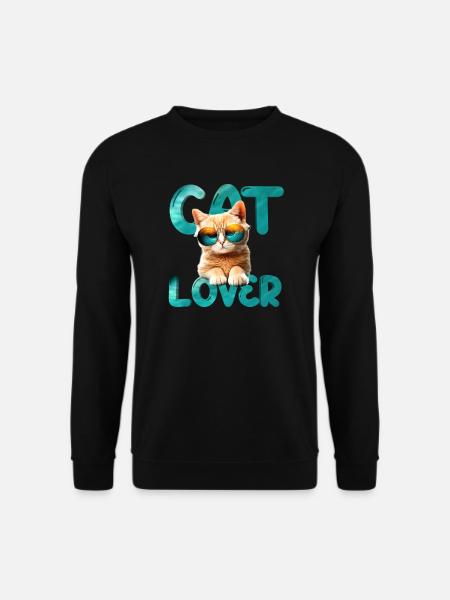 Cat lover - Unisex Sweatshirt - black