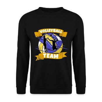 Volleyball team - Unisex Pullover - Schwarz - Vorne - Alina (178cm) & Michal (187cm)