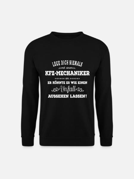 KFZ Mechaniker - white - Unisex Pullover - Schwarz