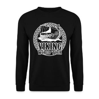 Wikinger - Unisex Pullover - Schwarz - Vorne - Alina (178cm) & Michal (187cm)
