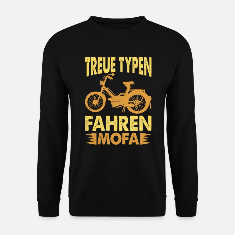 mofa moped scooter - Unisex Pullover - Schwarz