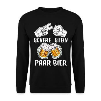  Wotzwitz Trinkspiel - Unisex Pullover - Schwarz - Vorne - Alina (178cm) & Michal (187cm)