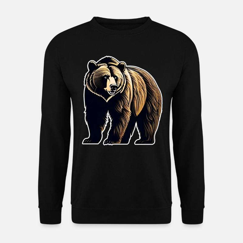 Proud Bear - Unisex Sweatshirt - black