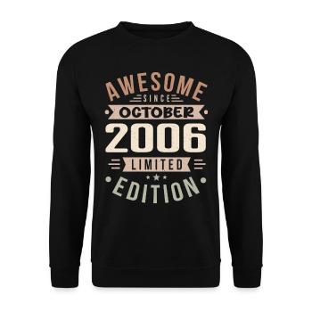 Légende depuis Octobre 2006 Anniversaire Octobre 2006 - Sweat-shirt Unisexe - noir - Devant - Alina (178cm) & Michal (187cm)