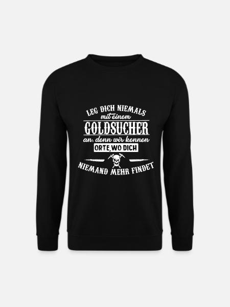 GOLDSUCHER - Unisex Pullover - Schwarz