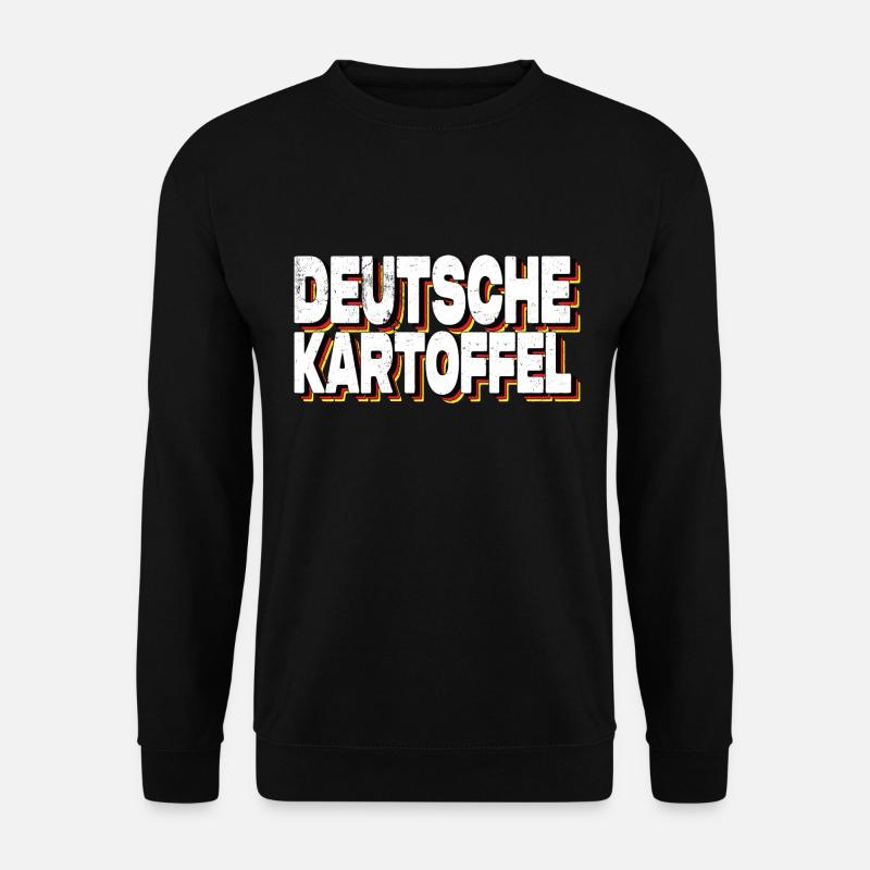 Deutsche Kartoffel - Unisex Pullover - Schwarz