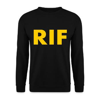 Rif - Sweat-shirt Unisexe - noir - Devant - Alina (178cm) & Michal (187cm)