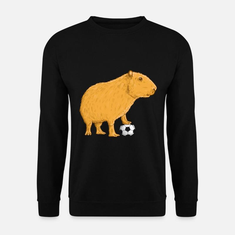 Capybara Football - Unisex Sweatshirt - black