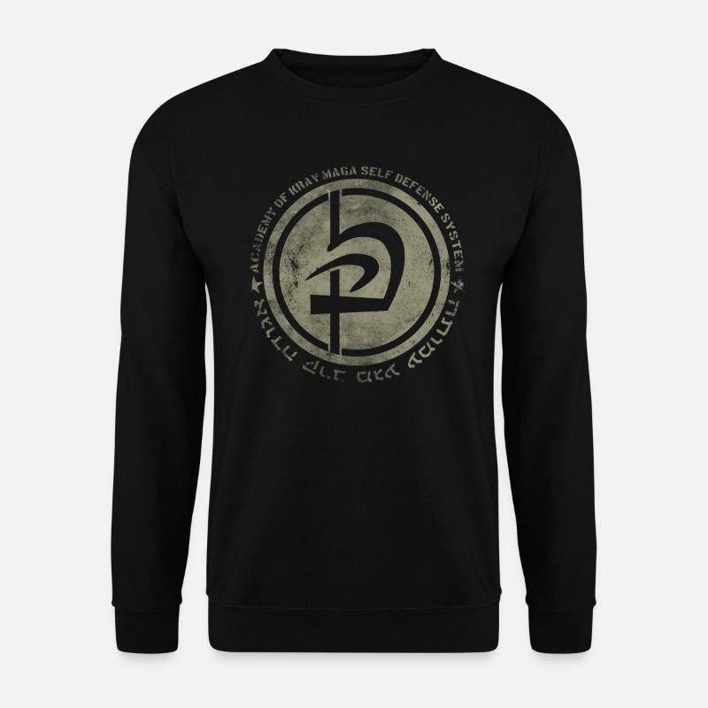 Krav Maga Militärverteidigung Armee Gym - Unisex Pullover - Schwarz