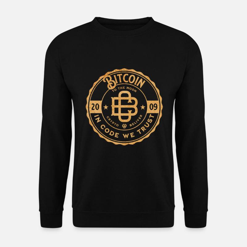 Bitcoin - In Code we trust - Unisex Pullover - Schwarz