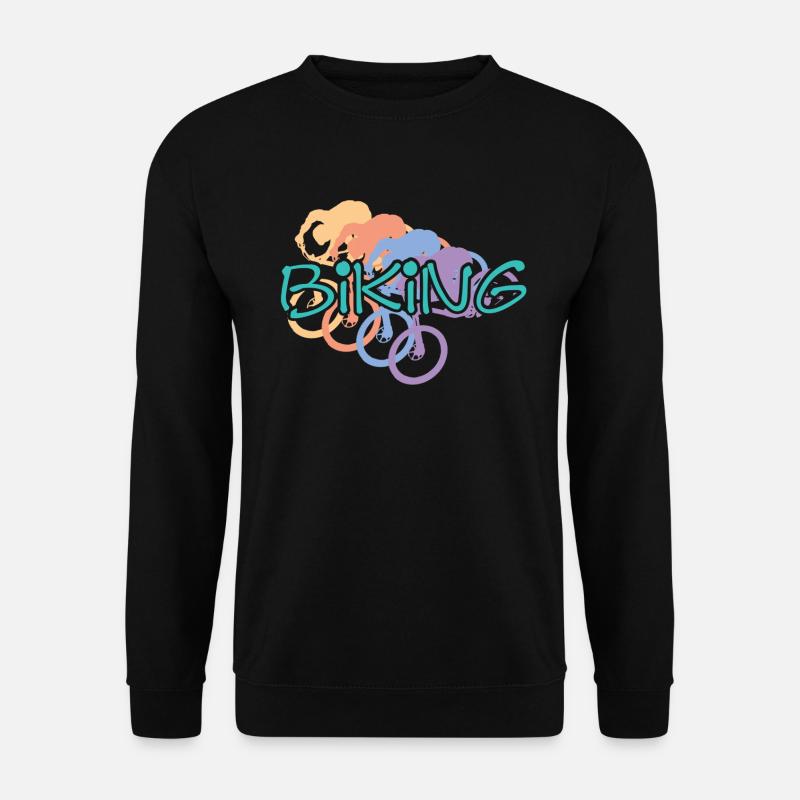 Biking - Unisex Pullover - Schwarz