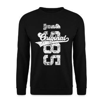 41ST BIRTHDAY ORIGINAL 1985 - Unisex Sweatshirt - black - Front - Alina (178cm) & Michal (187cm)