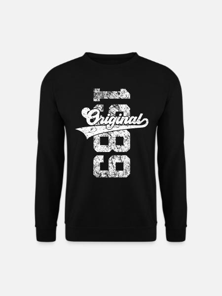 37TH BIRTHDAY ORIGINAL 1989 - Unisex Sweatshirt - black