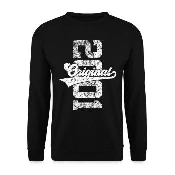 25TH BIRTHDAY ORIGINAL 2001 - Unisex Sweatshirt - black - Front - Alina (178cm) & Michal (187cm)