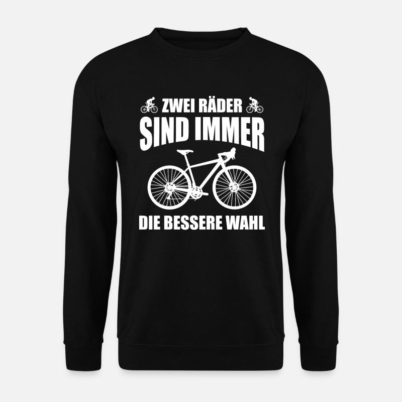 Radfahrer Mountainbike Fahrrad - Unisex Pullover - Schwarz