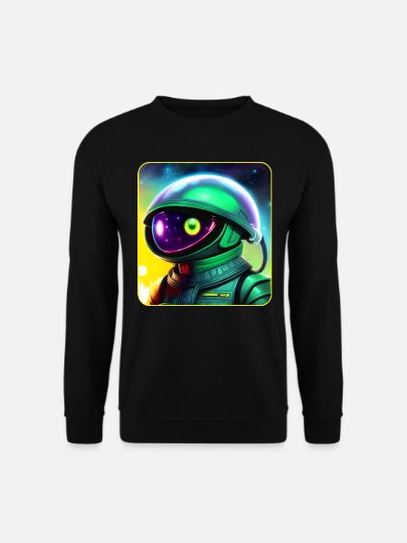 Astronaute de l’espace Alien - Sweat-shirt Unisexe - noir