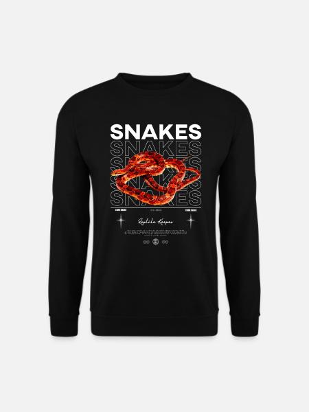 Kornnatter Moderne Streetwear Reptilienhalterin - Unisex Pullover - Schwarz