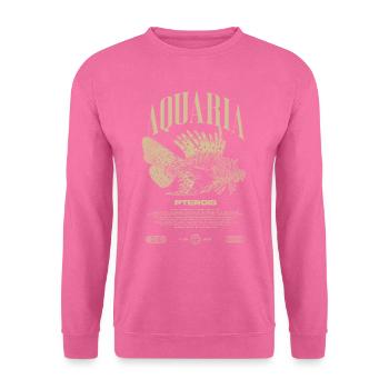 Poisson-lion marin gardien de poisson moderne streetwear - Sweat-shirt Unisexe - rose - Devant