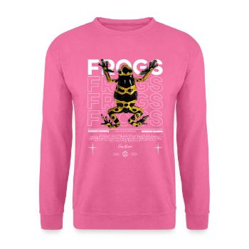 Dendrobates Leucomelas Dart Frosch Streetwear Frosch - Unisex Pullover - Pink - Vorne