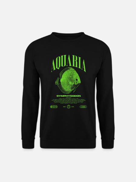 Discus Cichlidé Fish Keeper Moderne Streetwear - Sweat-shirt Unisexe - noir