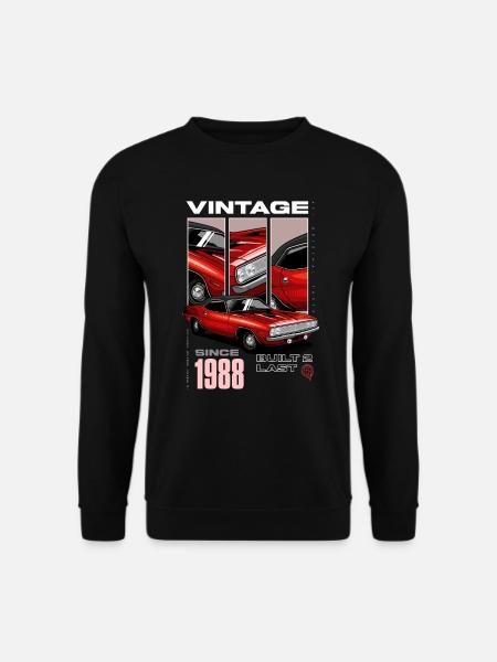 Ich bin nicht alt, ich bin ein Oldtimer, Jahrgang 1988 - Unisex Pullover - Schwarz