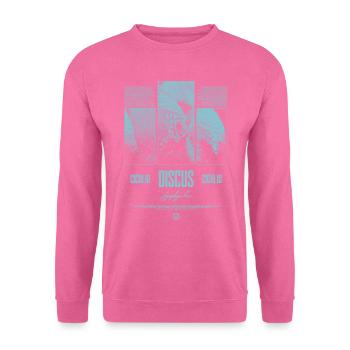 Diskusfisch Buntbarsch Aquarium Fischhalter - Unisex Pullover - Pink - Vorne