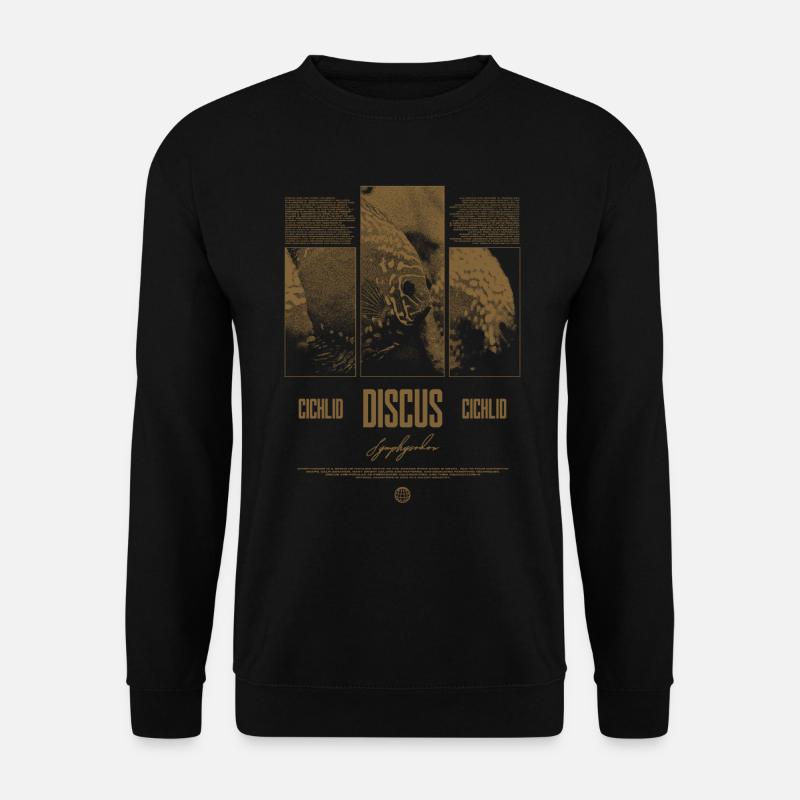 Discus Cichlidé Aquarium Fish Keeper - Sweat-shirt Unisexe - noir