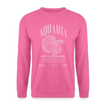 Betta Fish Keeper Moderne Streetwear - Unisex Pullover - Pink - Vorne