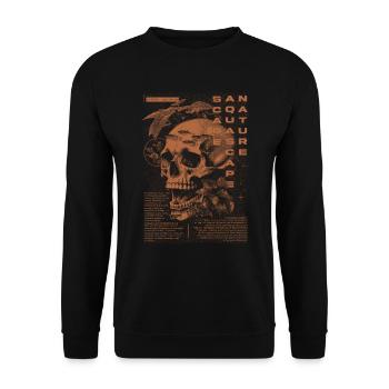 Aquascaping Modern Tropical Fish Keeper Aquarist - Unisex Sweatshirt - black - Front - Alina (178cm) & Michal (187cm)