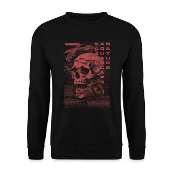 Aquascaping Modern Tropical Fish Keeper Aquarist - Unisex Sweatshirt - black - Front - Alina (178cm) & Michal (187cm)