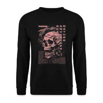 Aquascaping Modern Tropical Fish Keeper Aquarist - Unisex Sweatshirt - black - Front - Alina (178cm) & Michal (187cm)