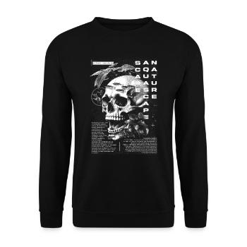 Aquascaping Modern Tropical Fish Keeper Aquarist - Unisex Sweatshirt - black - Front - Alina (178cm) & Michal (187cm)