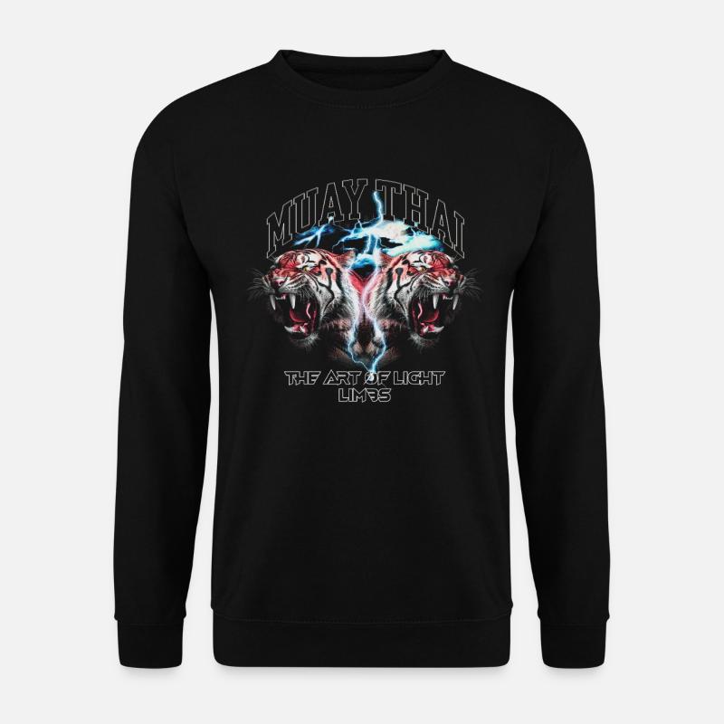 Muay Thai Die Kunst Der Leichten Gliedmaßen MMA Kickboxen - Unisex Pullover - Schwarz