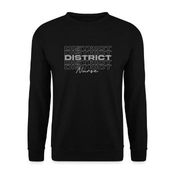 Infirmière de district Infirmières médicales élégantes - Sweat-shirt Unisexe - noir - Devant - Alina (178cm) & Michal (187cm)