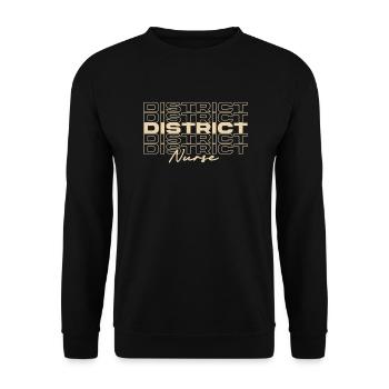 Infirmière de district Infirmières médicales élégantes - Sweat-shirt Unisexe - noir - Devant - Alina (178cm) & Michal (187cm)
