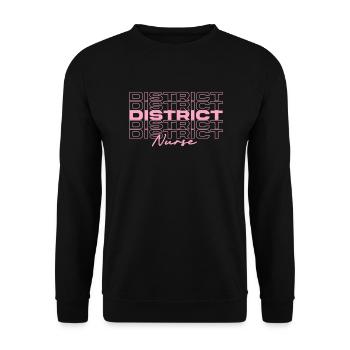Infirmière de district Infirmières médicales élégantes - Sweat-shirt Unisexe - noir - Devant - Alina (178cm) & Michal (187cm)