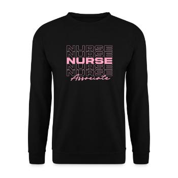 Krankenschwester Krankenschwester Medizinische Krankenschwestern Stilvoll - Unisex Pullover - Schwarz - Vorne - Alina (178cm) & Michal (187cm)
