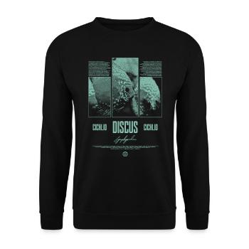 Discus Cichlidé Aquarium Fish Keeper - Sweat-shirt Unisexe - noir - Devant - Alina (178cm) & Michal (187cm)