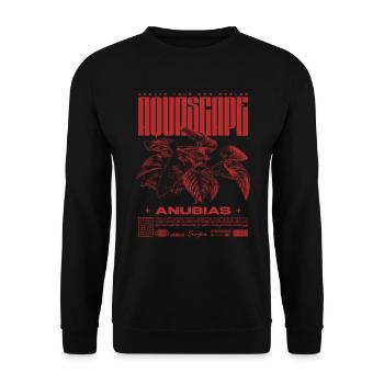 Aquascaping Anubias Aquatic Plant Fish Keeper - Unisex Sweatshirt - black - Front - Alina (178cm) & Michal (187cm)