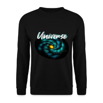 Astronaut Astronomy Space Gift 6 - Sweat-shirt Unisexe - noir - Devant - Alina (178cm) & Michal (187cm)