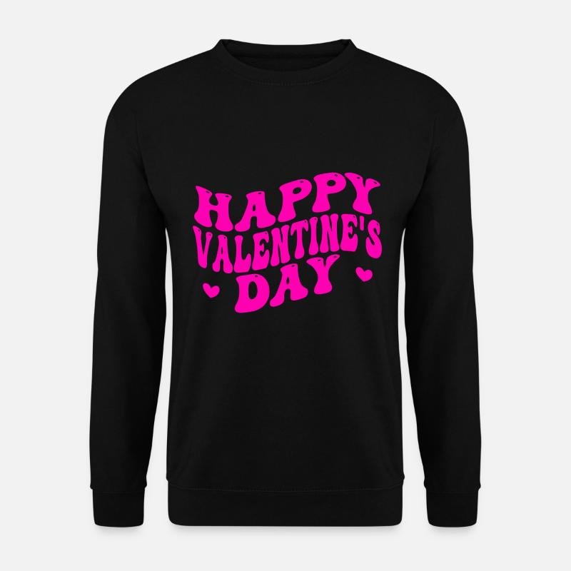 Joyeuse Saint-Valentin - Sweat-shirt Unisexe - noir