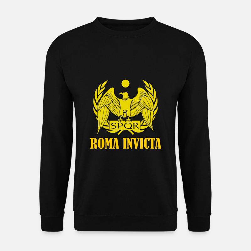 roma invicta rom römisch reich spqr - Unisex Pullover - Schwarz