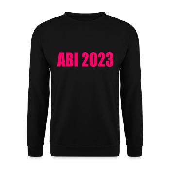 Abi 2023 - Unisex Pullover - Schwarz - Vorne - Alina (178cm) & Michal (187cm)
