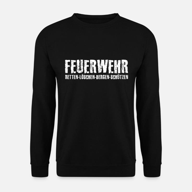 Feuerwehr - Unisex Pullover - Schwarz