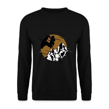 Escalade de bloc - Sweat-shirt Unisexe - noir - Devant - Alina (178cm) & Michal (187cm)