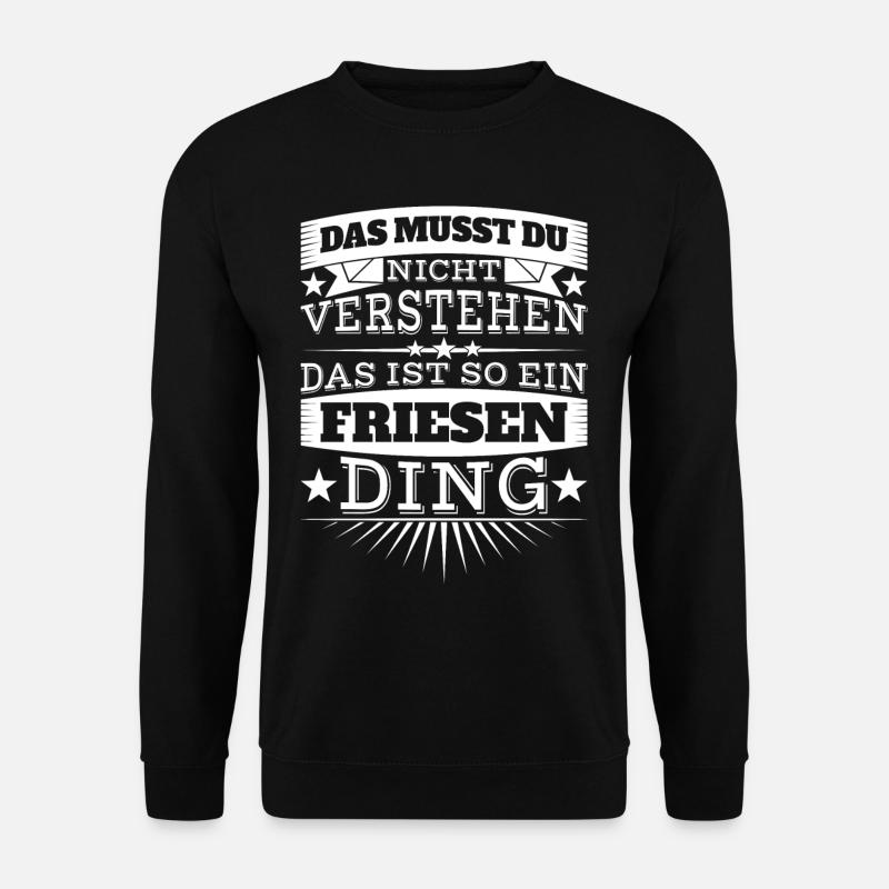 Friesen-Ding - Unisex Pullover - Schwarz