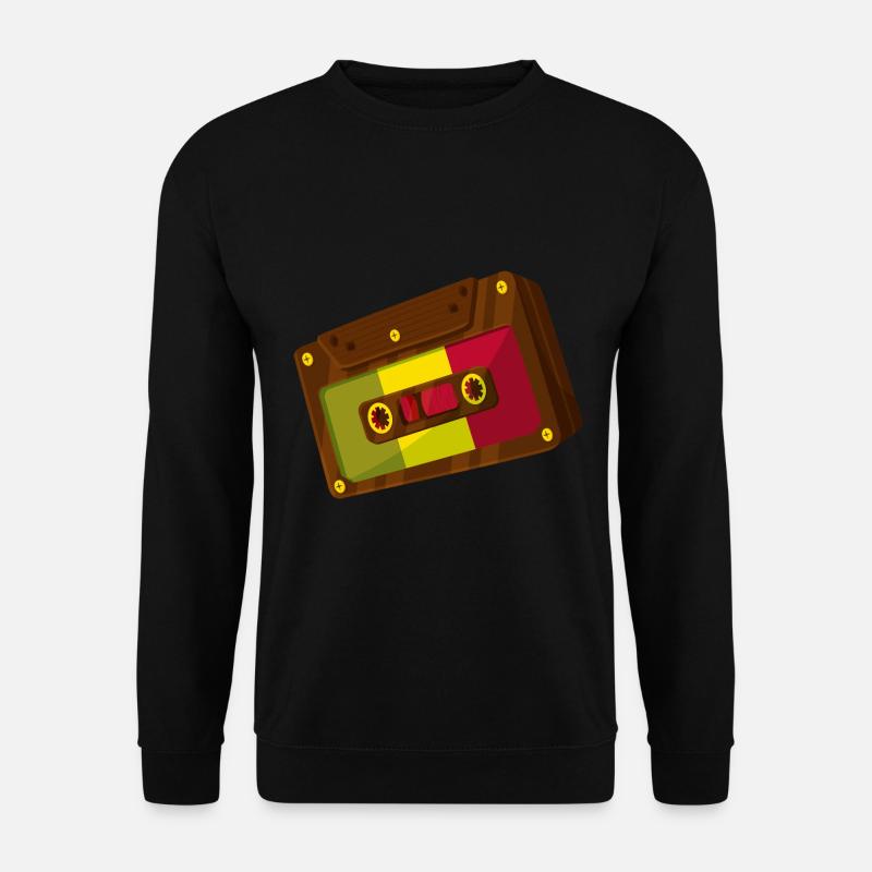 Reggae Kassette - Unisex Pullover - Schwarz