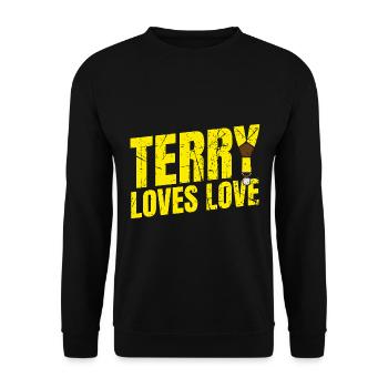 99 Ideen aus Brooklyn Terry - Unisex Pullover - Schwarz - Vorne - Alina (178cm) & Michal (187cm)