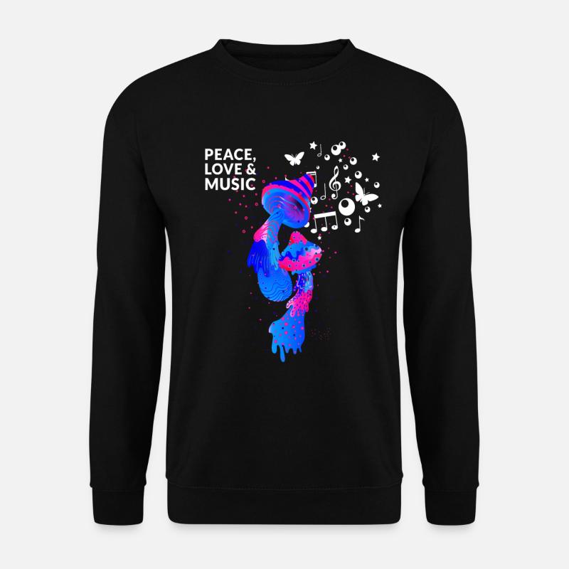 Magic Mushrooms - Unisex Sweatshirt - black